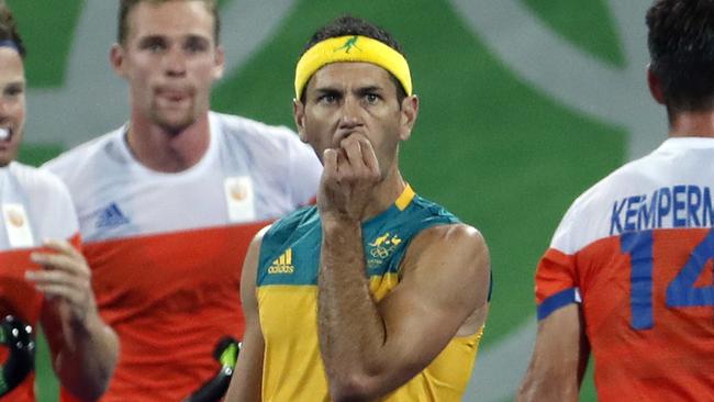 The Kookaburras bowed out of the Rio Olympics after a heavy loss to the Netherlands in the quarterfinals.