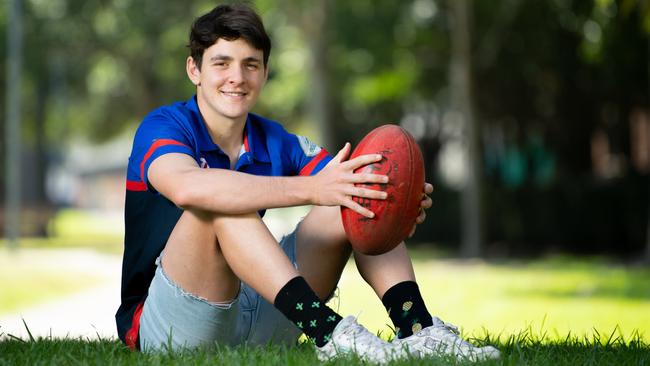 Errol Gulden, who plays for UNSW Eastern Suburbs Bulldogs and is a member of Sydney Swans Academy, is the Southern Courier’s latest nominee for the Local Sports Stars Awards. Picture: Monique Harmer