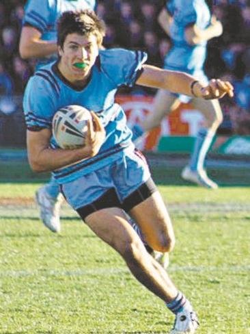 A young Teddy playing for St Gregory's College.