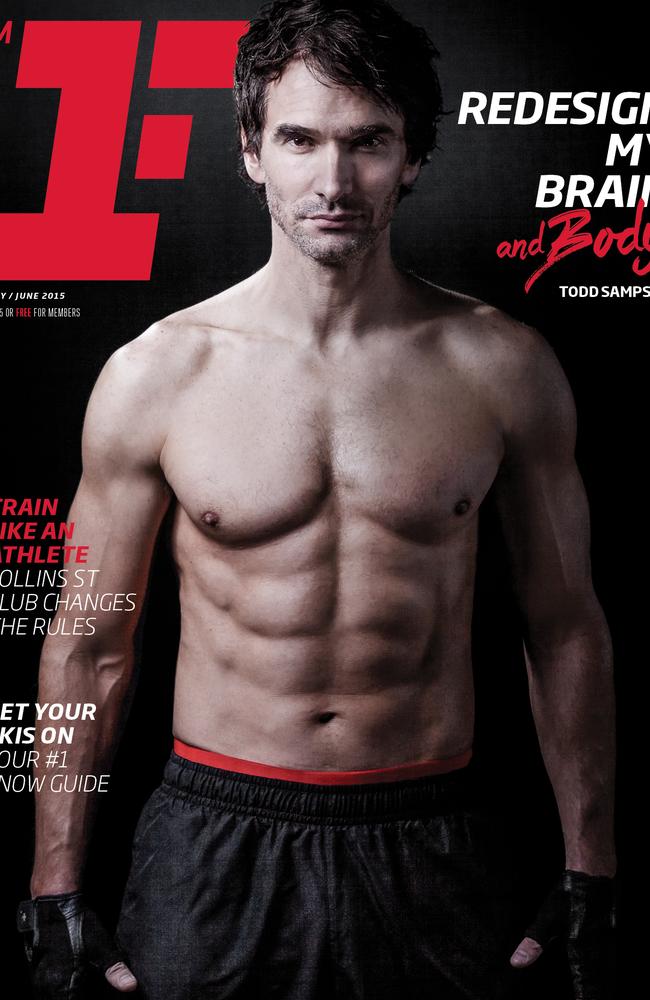 Todd Sampson on the cover of Fitness First magazine. Source: Fitness First magazine.