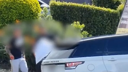 A group of bikies is alleged to have attacked a rival gang member outside of the gym.