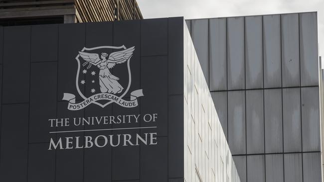 The University of Melbourne. Picture: NewsWire / Daniel Pockett