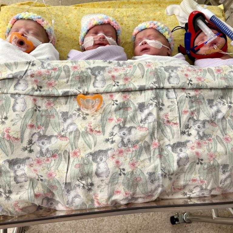 RBWH Welcomes First Quadruplets In Nine Years | The Courier Mail