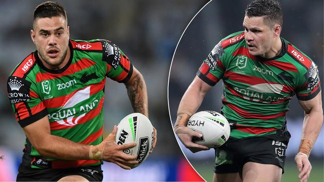 South Sydney pair Corey Allan and James Roberts.