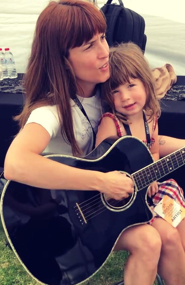 Missy Higgins with her daughter Luna. Picture: Instagram