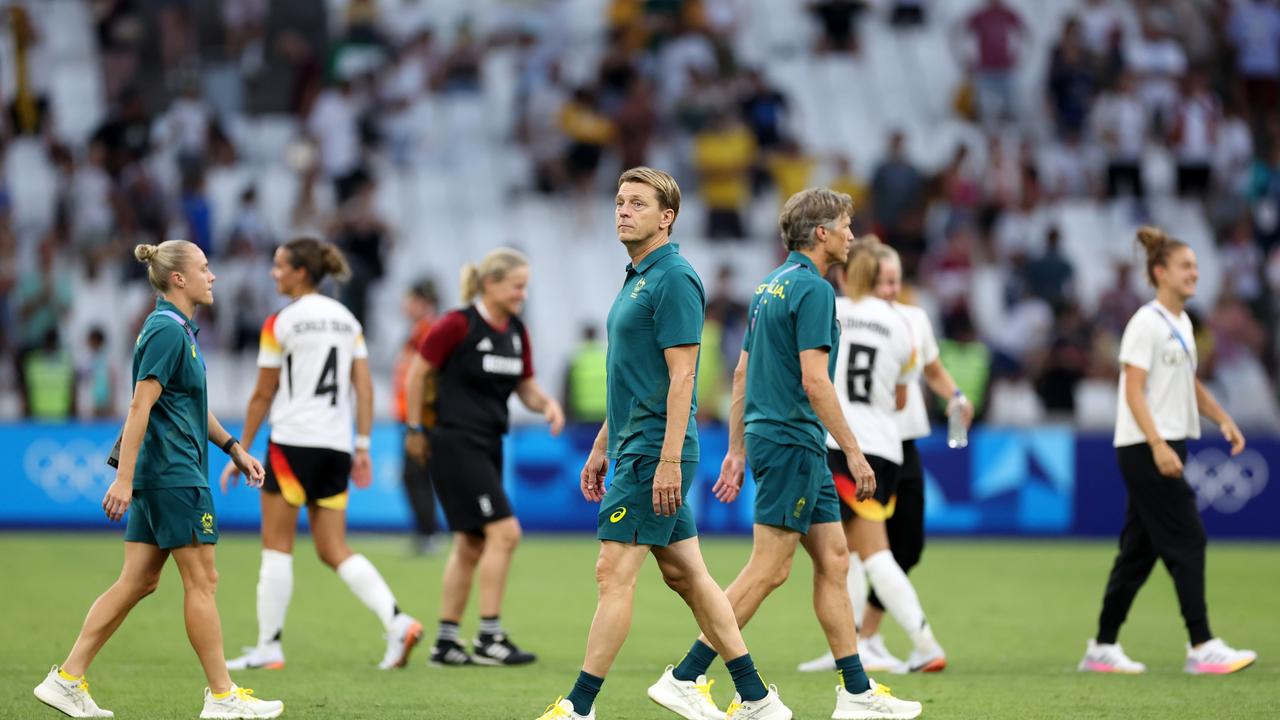 Tony Gustavsson conceded the Matildas were outdone physically. Picture: Alex Livesey/Getty Images