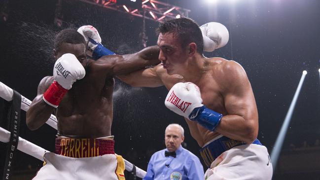 Tim Tszyu completed an incredible comeback against Terrell Gausha. Picture: Esther Lin/SHOWTIME