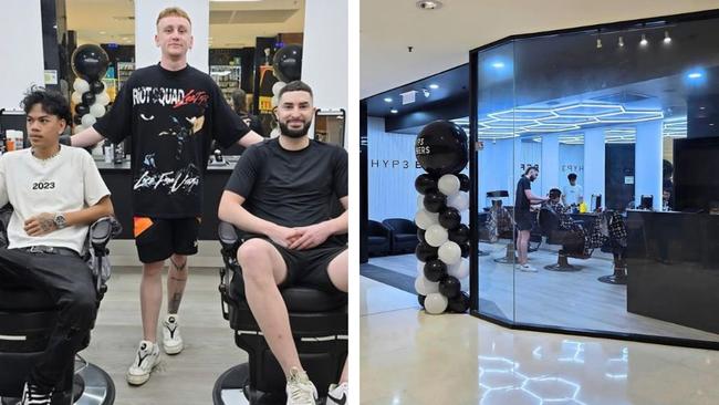 Hyp3 Barbers has opened near Best&Less in the Townsville Shopping Centre. Pictures: Supplied.