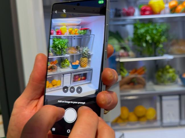 Galaxy AI can examine the contents of your fridge via a photo and then suggest recipe ideas.