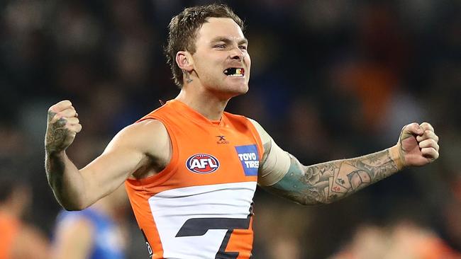 Giant Nathan Wilson is the AFL’s kick-in king.