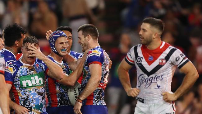 The Roosters suffered their worst loss of the season. Picture by Brett Costello.