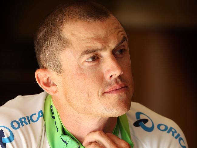 Cyclist Simon Gerrans is one of the contenders to win the Cadel Evans Race. Picture: Alison Wynd