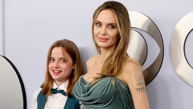 Mother and daughter looked adorable as they colour co-ordinated their outfits. Picture: Dia Dipasupil/Getty Images