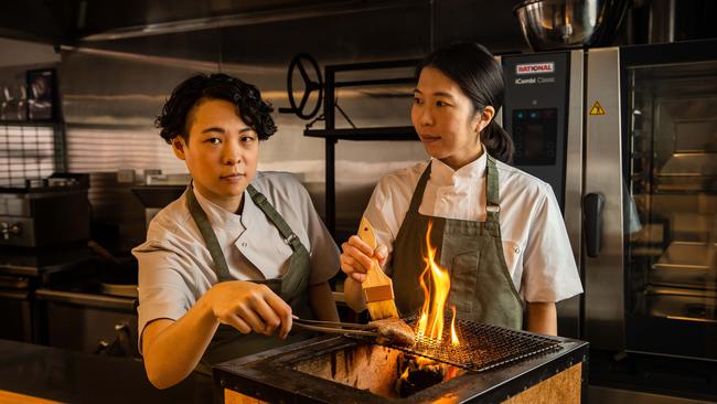 Chefs Mug Chen and Chia Wu at Muni in Wilunga. Picture: Tom Huntley