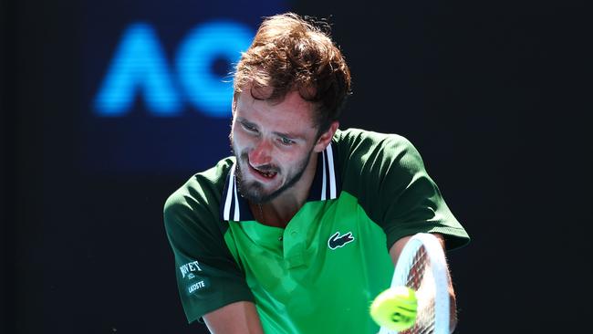 Daniil Medvedev is back on top. (Photo by Graham Denholm/Getty Images)