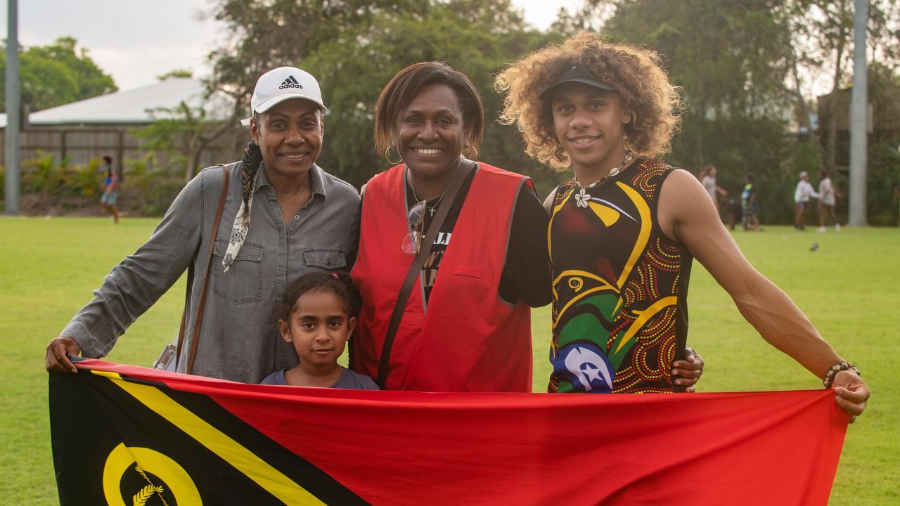 Zia Youse, Feliz Youse, Seini Willett and Joshua Yow Yeh at the Kanaka Proud Cup. Saturday 4 November 2023 Picture: Michaela Harlow