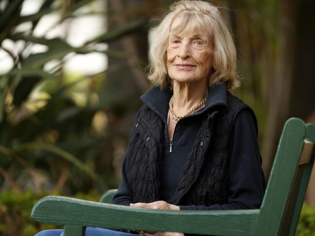 DAILY TELEGRAPH APRIL 13, 2023. Adele Hibbert, 88, is a resident at Wesley Taylor Village in Narrabeen. She is one of two hundred elderly people are to be evicted from three aged care homes in Sydney due to the government's tough new 24/7 nurse requirements. Picture: Jonathan Ng