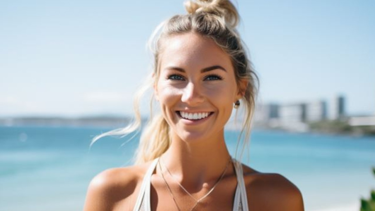 Meet a typical Mooloolaba woman, as seen by Artificial Intelligence.