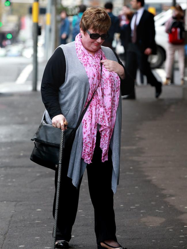 Lindt Cafe siege survivor Louis Hope arrives at the inquest.