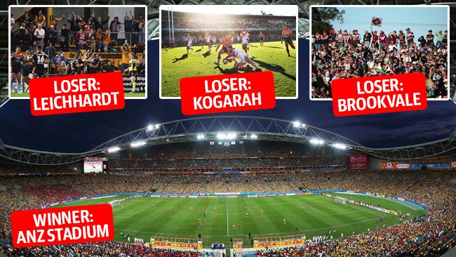 Sydney's suburban grounds are the big losers in the stadiums deal.