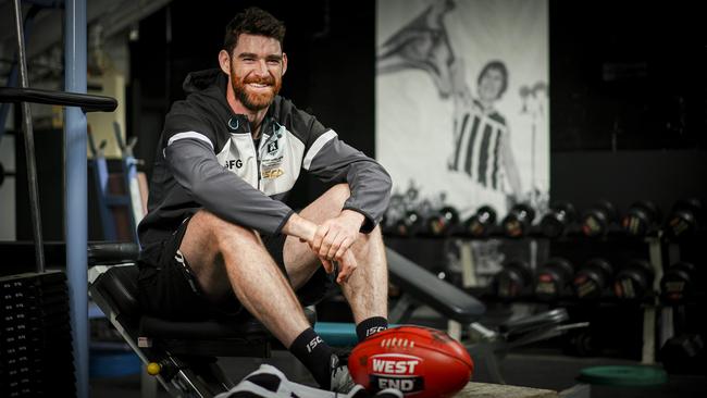 Former Collingwood player Tyson Goldsack has joined Port Adelaide. Picture: AAP/Mike Burton