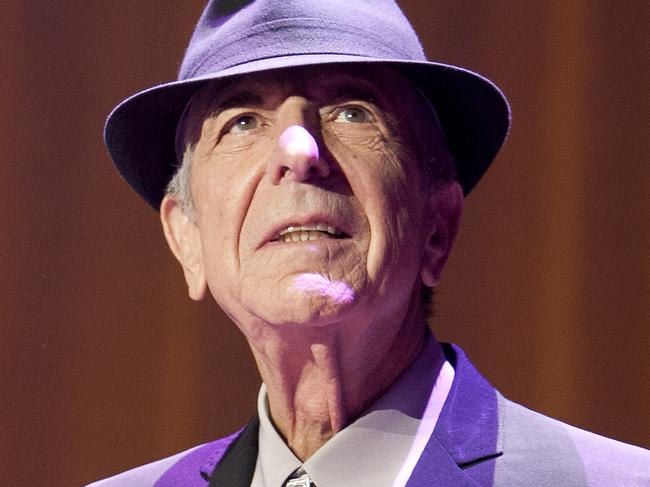 NEW YORK, NY - DECEMBER 18: Musician Leonard Cohen performs at Madison Square Garden on December 18, 2012 in New York City. (Photo by Mike Lawrie/Getty Images)