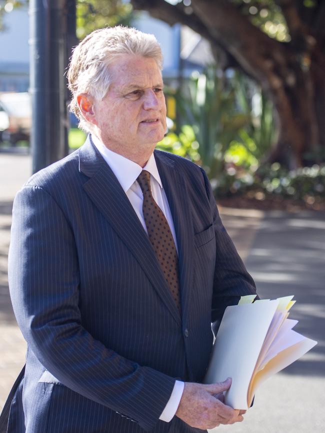 ATC Chairman Peter McGauran arrives at Randwick racecourse to vote on the Rosehill Racecourse sale proposal on Tuesday. Picture: Jeremy Piper