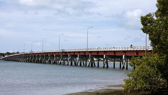 Bribie Island Bridge. Picture: Chris Higgins