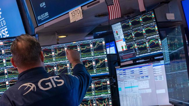 Markets around the world swung dramatically again on Monday as global leaders and economies digested President Trump’s tariff policy. Picture: Getty Images