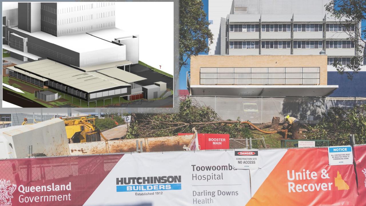 Work has started on an expansion of the Toowoomba Hospital's emergency department by Hutchinson Builders, with completion expected in November.