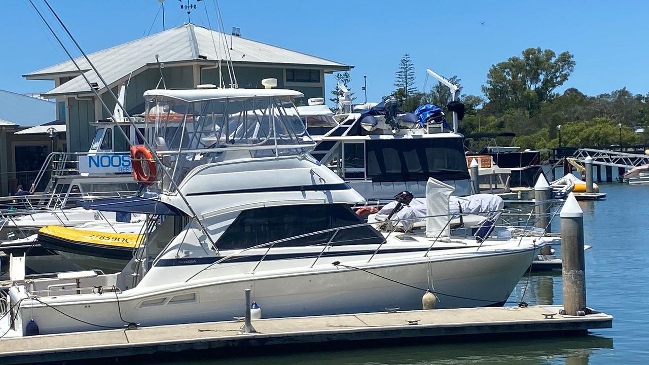 The enchanting Medusa docked at Noosa Marina.