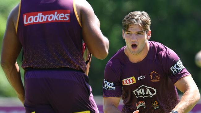 Carrigan is talented, but isn’t ready to captain Brisbane. AAP Image/Darren England.