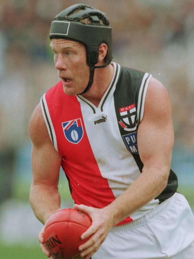 Burke played 323 games and led the club for four years.