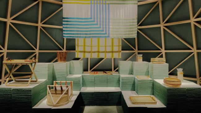 Milan Design week 2022, Hermes Installation: Looking for Lightness. Photo: Maxime Verret/Supplied