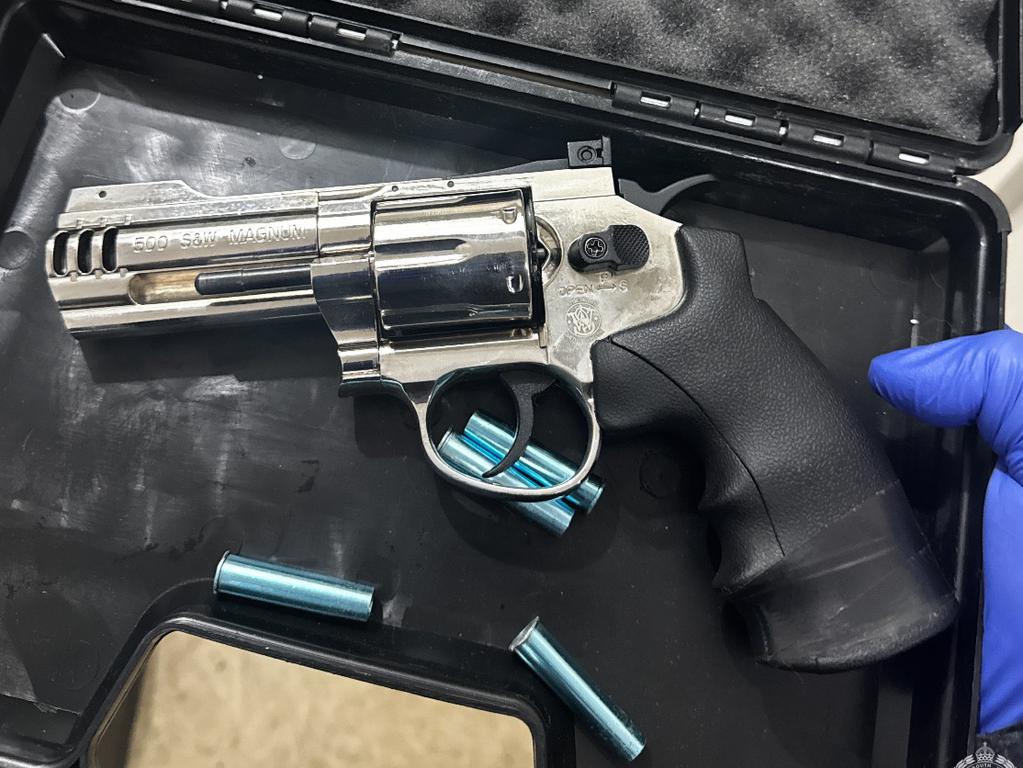One of the guns found in the stash. Photo: NSW Police