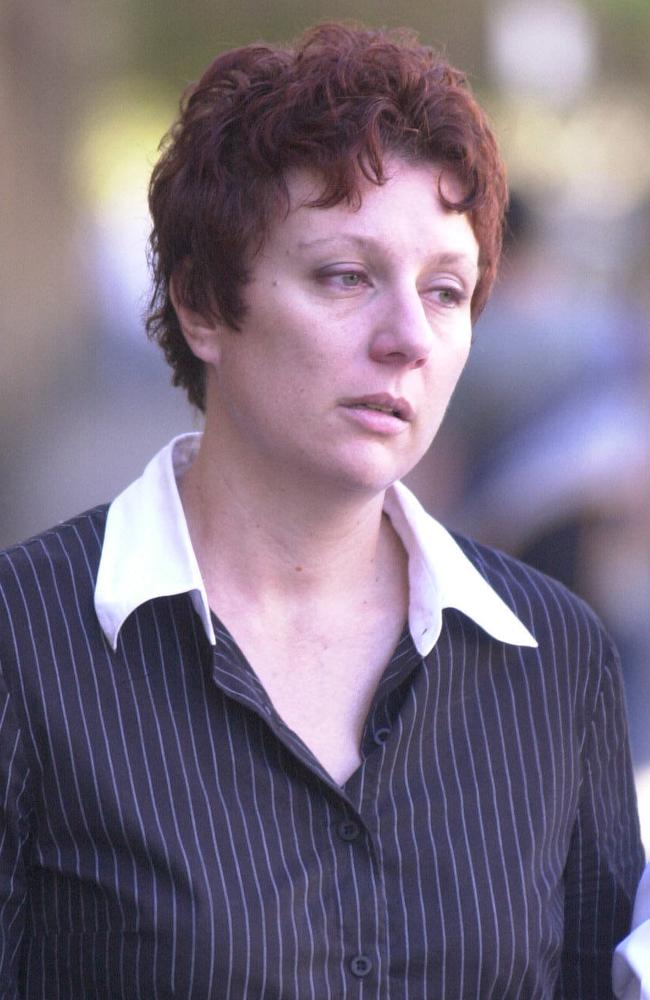 Kathleen Folbigg leaves the Supreme Court in 2003 during her murder trial. Picture: Craig Greenhill