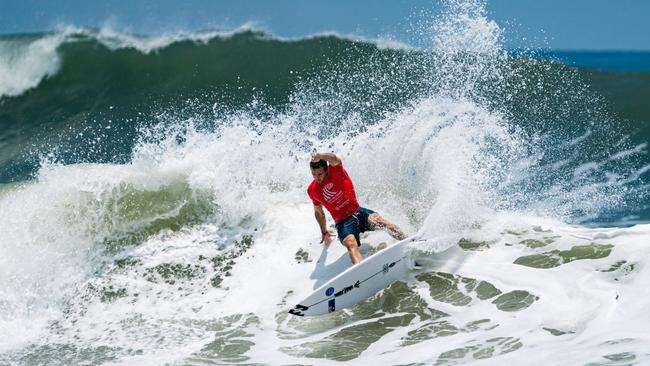 Ryan Callinan at the ISA World Surfing Games qualifying event in El Salvador. Picture: Surfing Australia