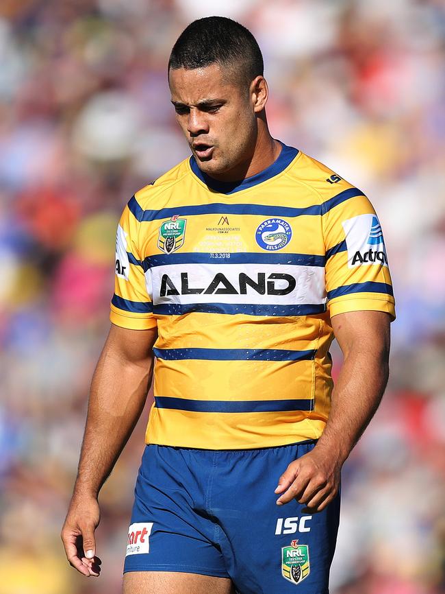 OUT: Jarryd Hayne. Picture: Brett Costello