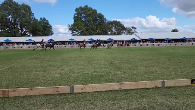 Polo action at Pop-Up Polo