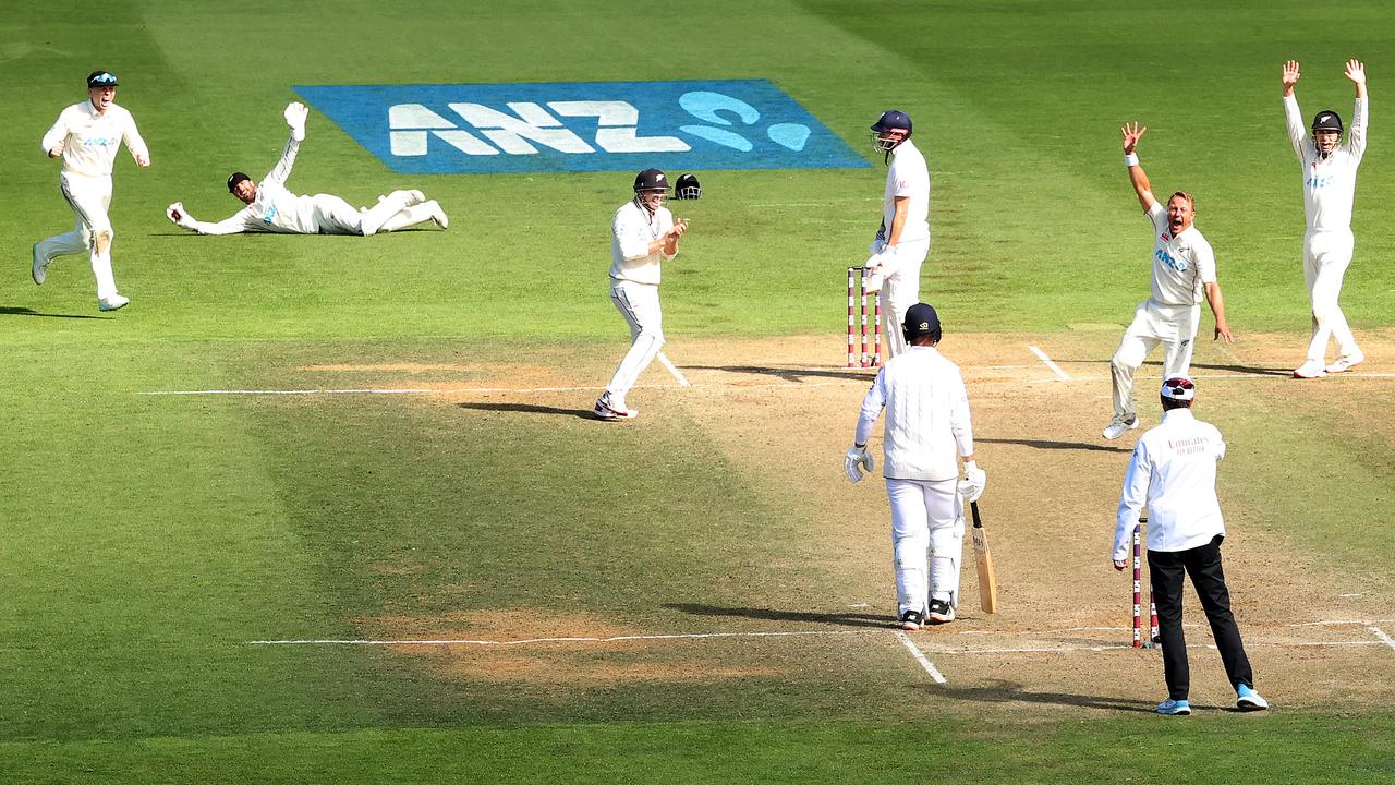 The second Test between New Zealand and England ended in dramatic scenes. Photo by Phil Walter/Getty Images