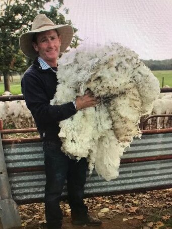 Pat Drew from Bethungra, NSW, has found the winning combination for topping wether trials. Pictures: Supplied