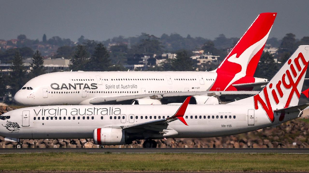 They were offered business class flights on both carriers for extra money. Picture: David Gray / AFP