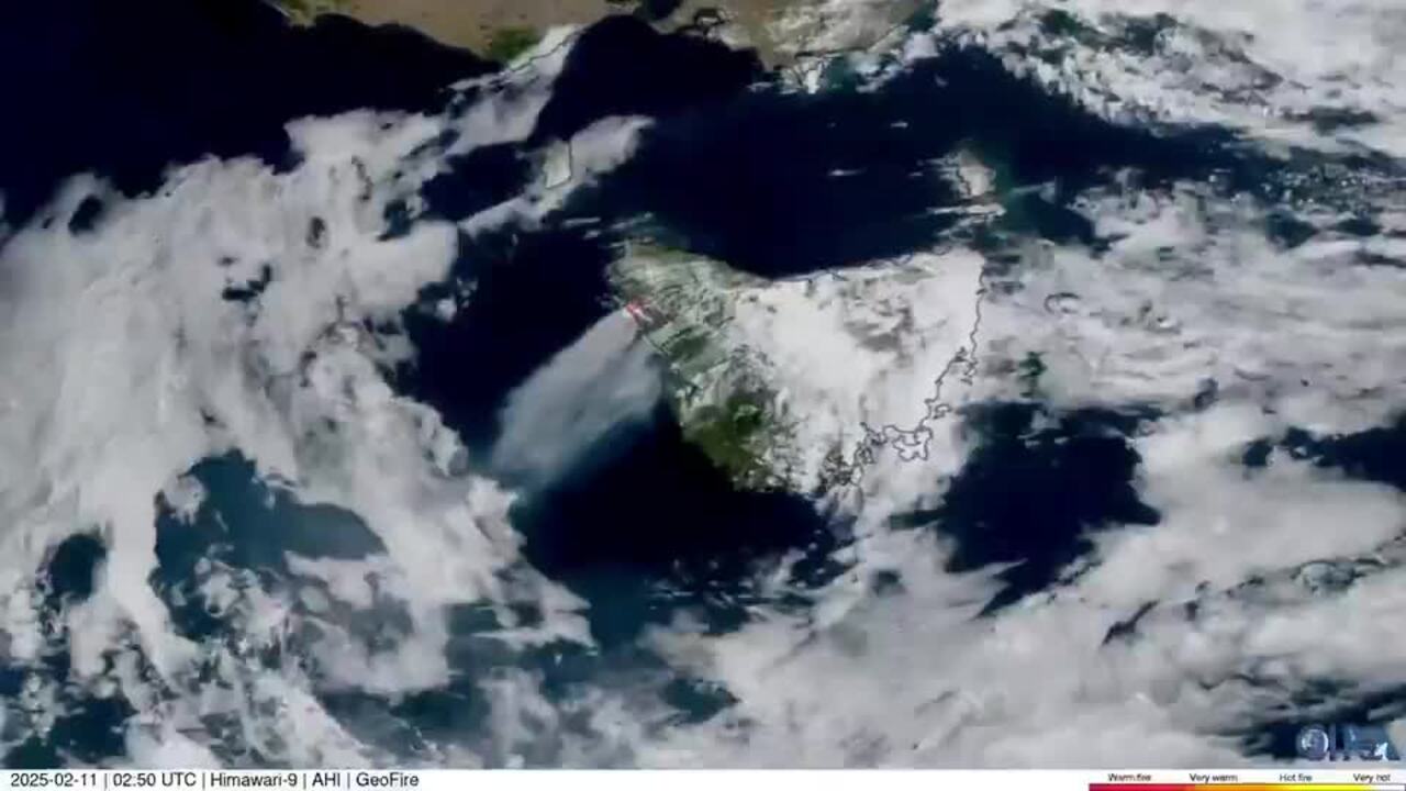 Satellite Imagery Shows Tasmanian Wildfires