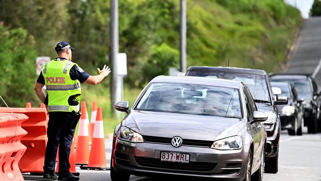 Police say they can re-establish border barricades within 24 hours if need be. Picture: NCA NewsWire /Dan Peled