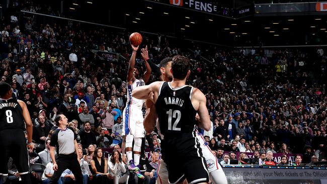 To the horror of home fans in Brooklyn, Jimmy Butler sinks the game-winning three.