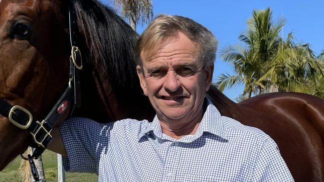 Murwillumbah trainer David McColm with his star horse Far Too Easy. Picture: Supplied