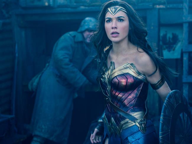 Gadot as Wonder Woman.