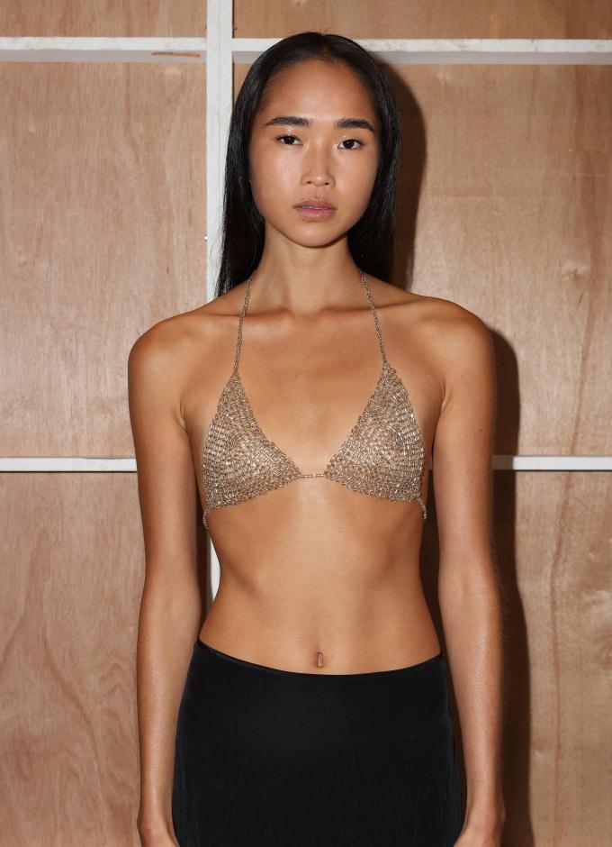 Buy Cotton On Body Y2K Mesh Triangle Bralette 2024 Online