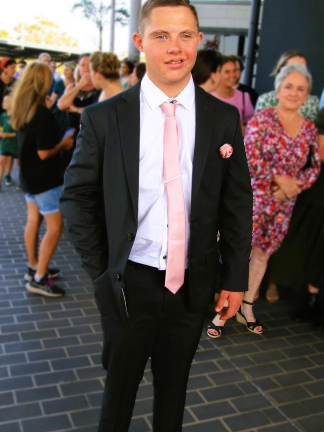 Matthew Walk at the 2023 Bundaberg Special School formal. Image credit: Bundaberg Special School.