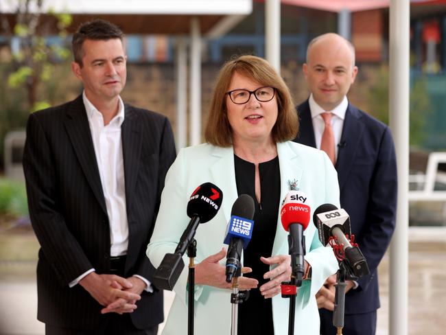 Lord Mayor of Parramatta Donna Davis has been unveiled as Labor’s new candidate for the seat. Picture: NCA NewsWire / Damian Shaw